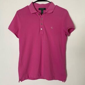 Lauren Ralph Lauren Pink Polo tee - size M (petit)